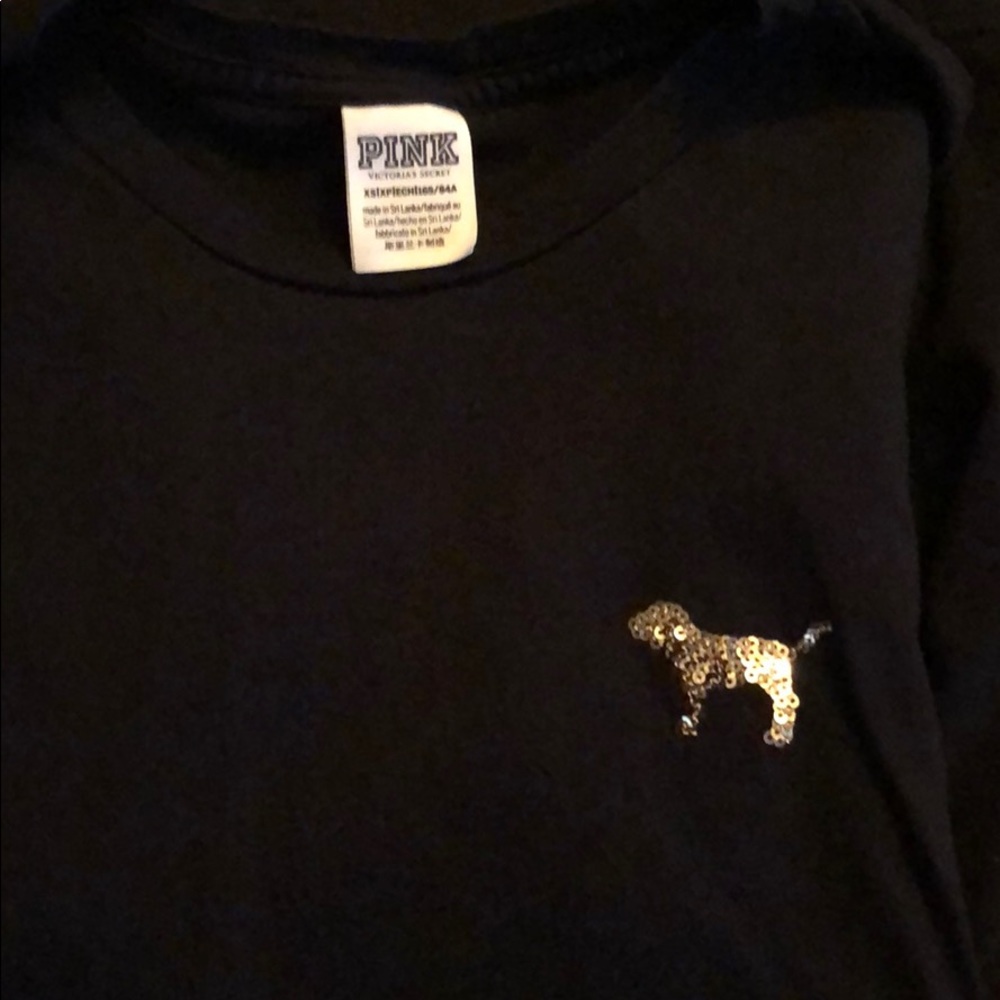 Pink bling T-shirt